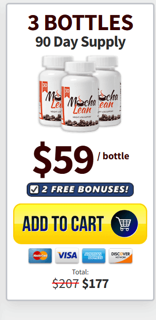 Mochalean Bulk Offer: 3 bottles for $207 ($69 per bottle)